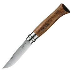 Opinel No 8 Stainless Steel Knife - Walnut Handle