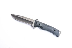Tekut Hk2608 Stonewash Knife W/Drop Point Blade 265Mm Fixed Blade