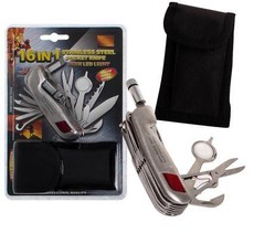 16-in-1 Folding Pocket Knife Tool