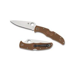 Spyderco - Endura 4 Folding Knife - Brown