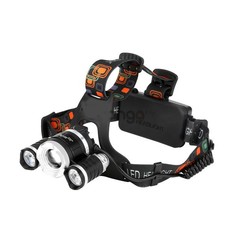 Super Bright Rechargeable LED Headlights for Camping, Hiking or Riding