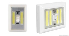 LED Wireless Wall Mounted Self Stick Magnetic Light Switch Pack