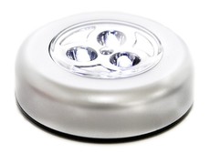 Marco Push Button Light - Silver