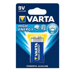 Varta - High Energy 9V. Batteries - Bli 1