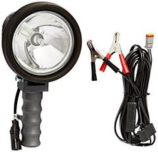 12V Search Lamp T6 LED 30W with Cigarette Plug & Battery Clamps