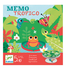 Djeco Memo Tropico Game Set