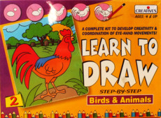 Learn To Draw Step-by-Step Birds And Animals