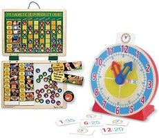 Magnetic Responsiblity Chart with Turn & Tell Clock