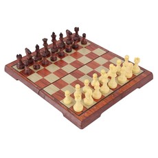 Magnetic Wood-like Chess Set - 30cm