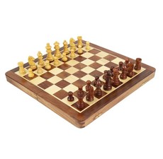Rosewood Magnetic Chess Set - 30cm