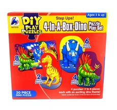 4-In-A-Box-Dino Puzzle Play Set