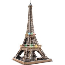Cubic Fun Eiffel Tower France with LED - 85 Piece 3D Puzzle