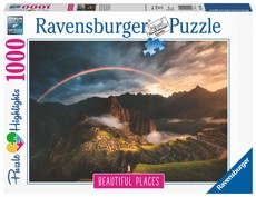 Ravensburger Beautiful Places Rainbow Over Macchu Pichu 1000 Piece Puzzle