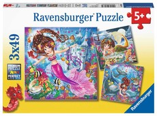 Ravensburger Charming Mermaids - 3 x 40 Piece Puzzles