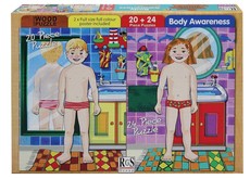 RGS Group Body Awareness Wooden Puzzles - 20 Plus 24 Piece