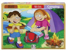 RGS Group Camping Wooden Puzzle- 12 Piece
