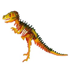 Robotime 3D Wooden Puzzle with Paints - T-Rex