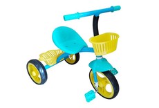 Generic Tricycle W/ 2 Baskets Light Blue