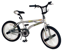 Go Easy 20" Freestyle Stunt Bicycle Motocross - Silver