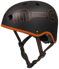 Micro Helmet - Black & Orange