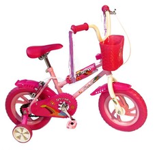 Peerless Girls 12" Bike with Training Wheels - Pink Princess