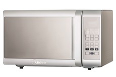 Midea - 28 Litre 900W Digital Microwave Oven - Silver
