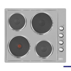 Defy - Slimline Solid Control Panel Hob - Silver