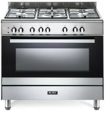 Elba Silver Classic 5 Burner Gas/Electric Stove - 9CX827N