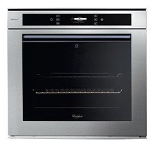 Whirlpool 73L Built-In Inox 6th Sense Electric Oven - Akzm6560