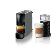 Nespresso - Essenza Mini C30 Espresso & Lungo Coffee Machine & Aeroccino - Grey