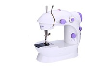 Bunker Mini Sewing Machine - White & Purple