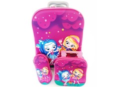 Girls 3 in 1 Set (Pen case, lunch bag & trolley case)