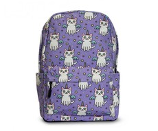 Kids Backpack - Unicorn Cat - Lilac