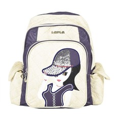 Layla-Teen Backpacks With Shinny Plastic Studs