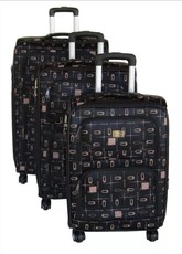 3 Piece Fashion Travel Luggage Bag Set