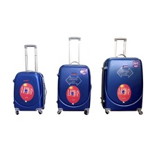 3 Piece Lightweight Luggage Set - Blue