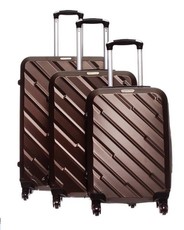 Marco Excursion Luggage Set of 3 - Brown