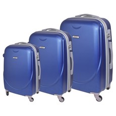 Marco Super Space 3-Piece Luggage Set - Blue