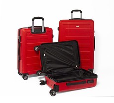 Medoodi Sorrento 3 Piece Luggage Set - Red