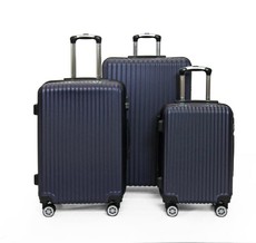 SideKick-Diamond 3pc luggage Set - Navy