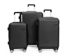 SideKick-Ruby 3pc luggage Set - Black