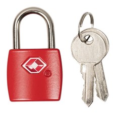 Cellini Red TSA Padlock Set - 2 x Key Locks