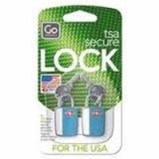 Go Travel Mini Sentry USA Lock Twin Pack - Turquoise