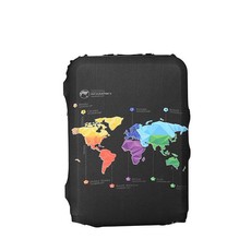 Iconix Printed Luggage Protector | World Map - Medium