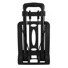 Marco Foldable Aluminium Trolley For travel, School And Home - Black