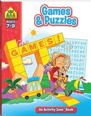School Zone Games and Puzzles Activity Zone Book