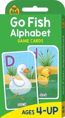 School Zone Go Fish Alphabet Game Cards (new cover)