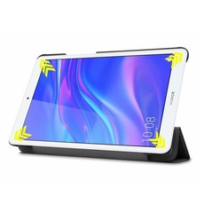 TUFF-LUV Flip Case & Stand for Huawei Media pad T5 10.1" - Black
