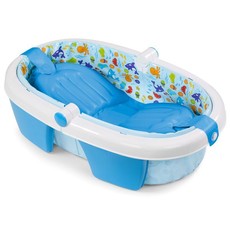 Baby Bathtub Foldable Comfortable - Blue