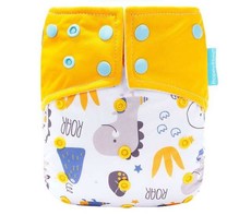 Happy Flute Dino Reusable Pocket Baby Diapers